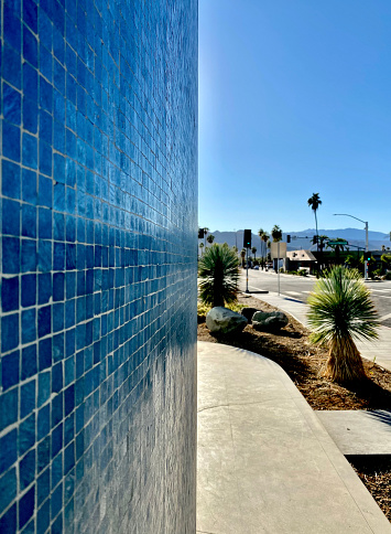 On A Walk In Downtown Palm Springs, Ca Usa